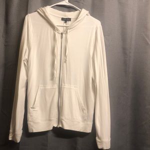 Naked Zebra EUC Zip up white light weight hoodie